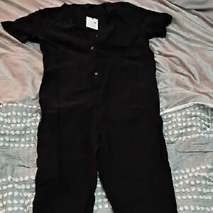 Hatch Black Ankle Jumpsuit
